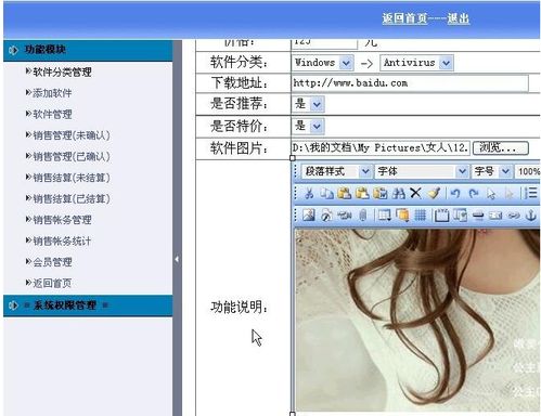 基于PHP的軟件推銷銷售網站設計與開發(fā)